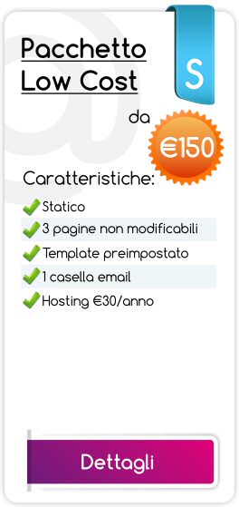 Pacchetto Web Low Cost